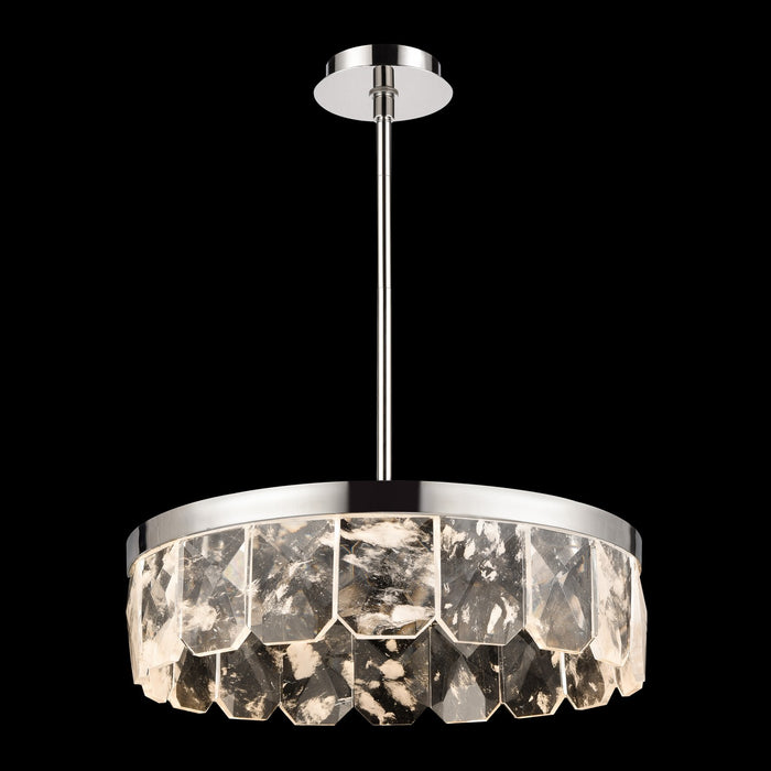 Zeev Lighting P11802-LED-24-PN LED Pendant, Polished Nickel
