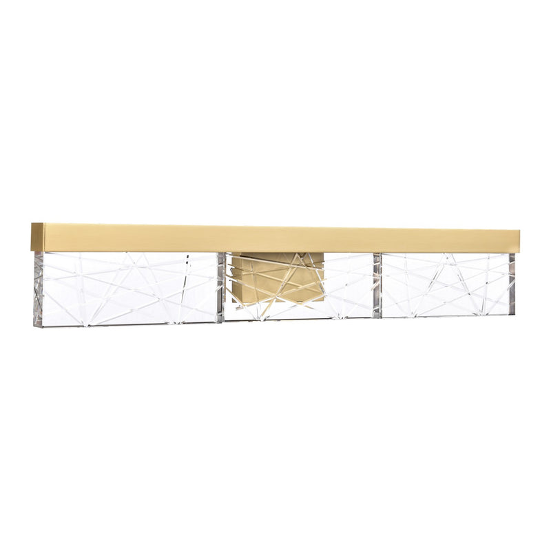 Zeev Lighting VL11504-LED-24A-AGB LED Vanity, Aged Brass