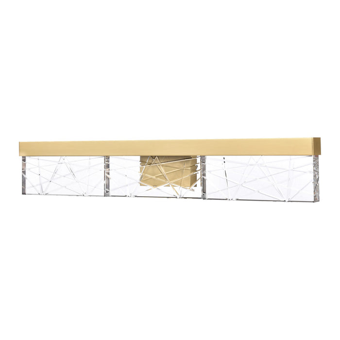 Zeev Lighting VL11504-LED-24A-AGB LED Vanity, Aged Brass