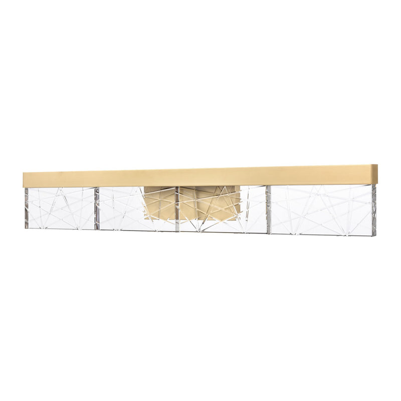 Zeev Lighting VL11507-LED-36A-AGB LED Vanity, Aged Brass