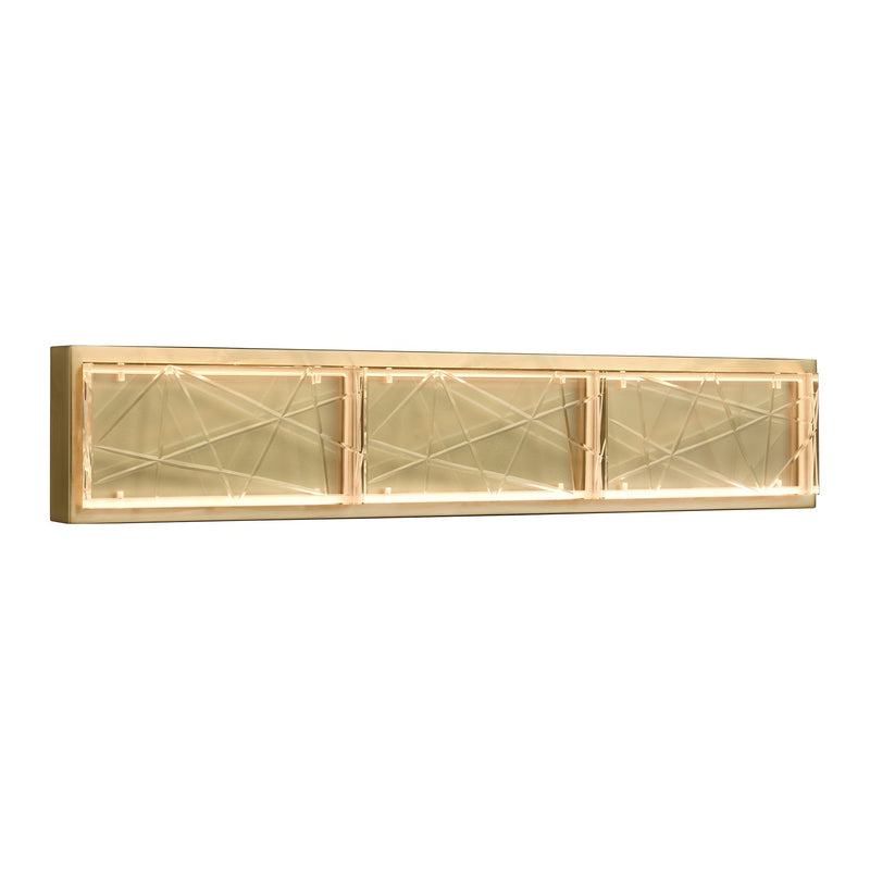 Zeev Lighting VL11510-LED-24B-AGB LED Wall Sconce, Aged Brass