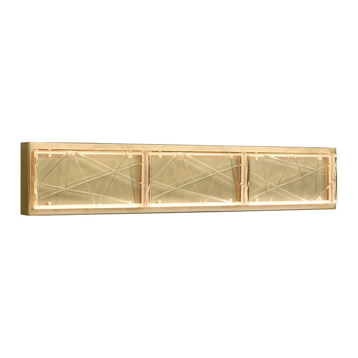 Zeev Lighting VL11510-LED-24B-AGB LED Wall Sconce, Aged Brass