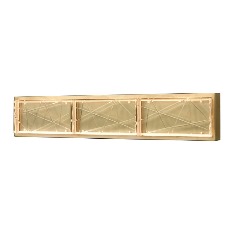 Zeev Lighting VL11510-LED-24B-AGB LED Wall Sconce, Aged Brass