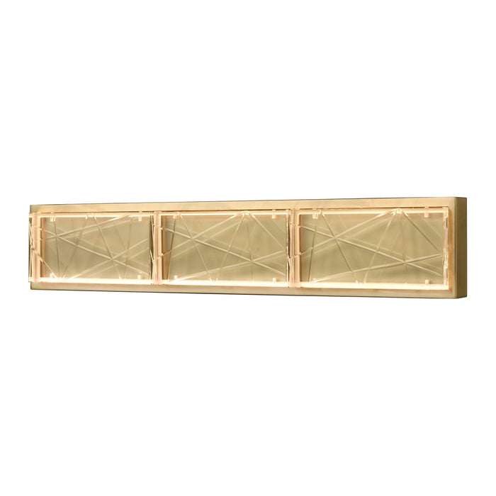 Zeev Lighting VL11510-LED-24B-AGB LED Wall Sconce, Aged Brass