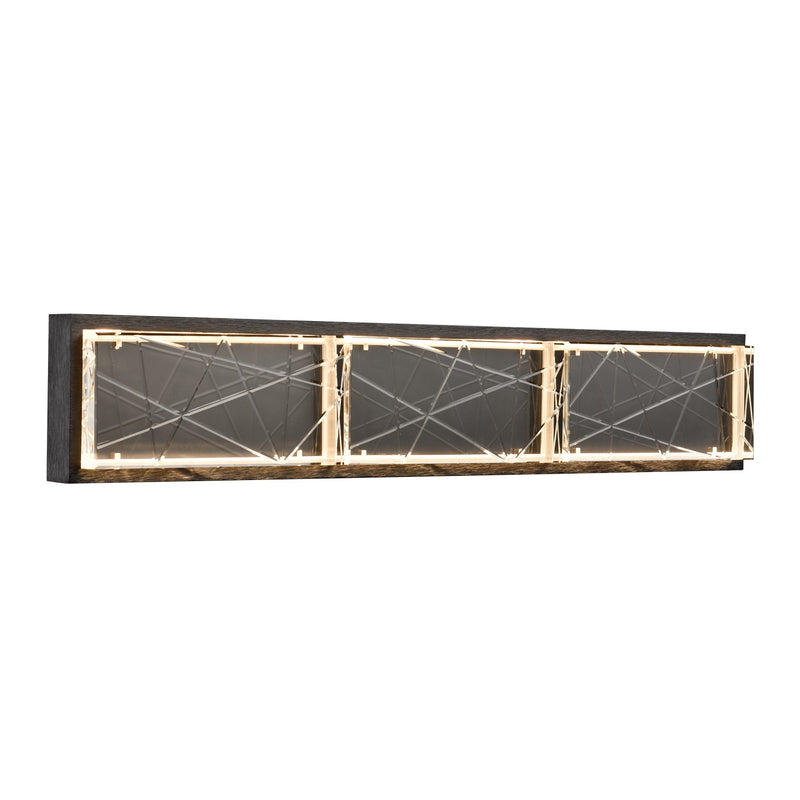 Zeev Lighting VL11512-LED-24B-SBB LED Wall Sconce, Satin Brushed Black