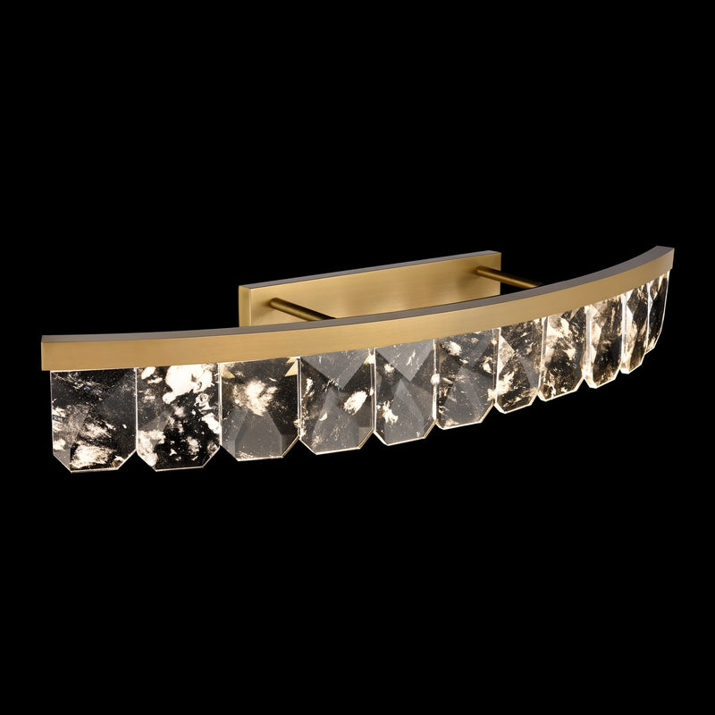 Zeev Lighting VL11819-LED-45-AGB LED Vanity, Aged Brass