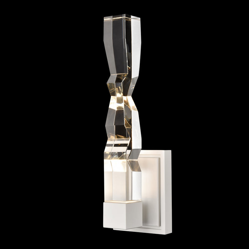 Zeev Lighting WS11310-LED-1-2x2-MW LED Wall Sconce, Matte White