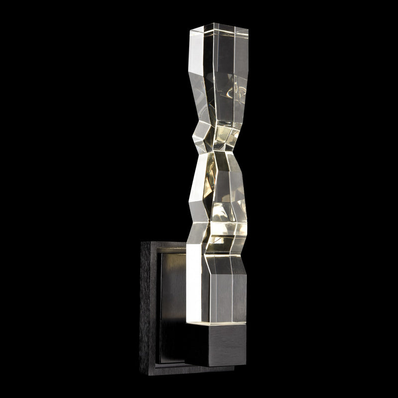 Zeev Lighting WS11312-LED-1-2x2-SBB LED Wall Sconce, Satin Brushed Black