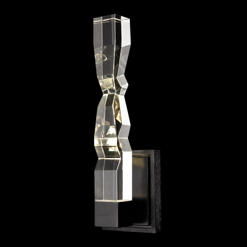 Zeev Lighting WS11312-LED-1-2x2-SBB LED Wall Sconce, Satin Brushed Black