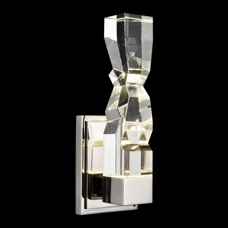 Zeev Lighting WS11315-LED-1-3x3-PN LED Wall Sconce, Polished Nickel