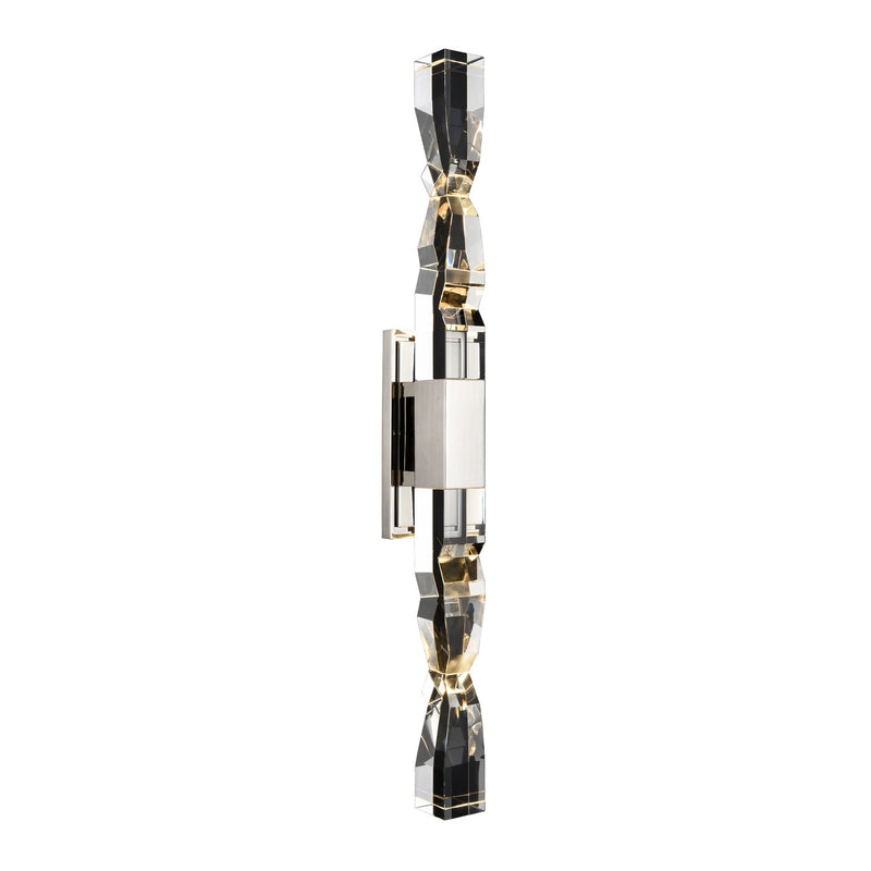 Zeev Lighting WS11319-LED-2-2x2-PN LED Wall Sconce, Polished Nickel