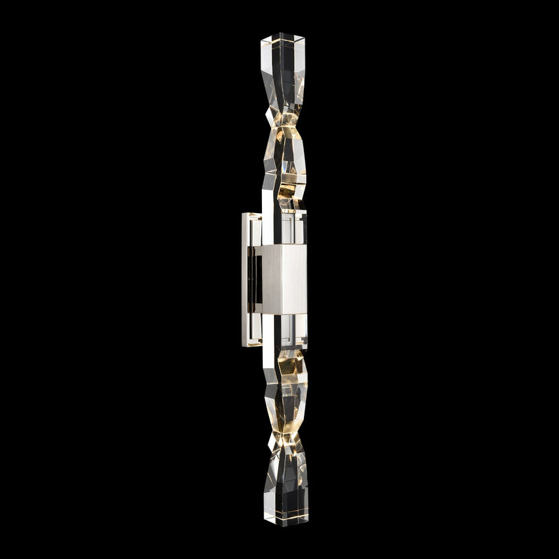 Zeev Lighting WS11319-LED-2-2x2-PN LED Wall Sconce, Polished Nickel
