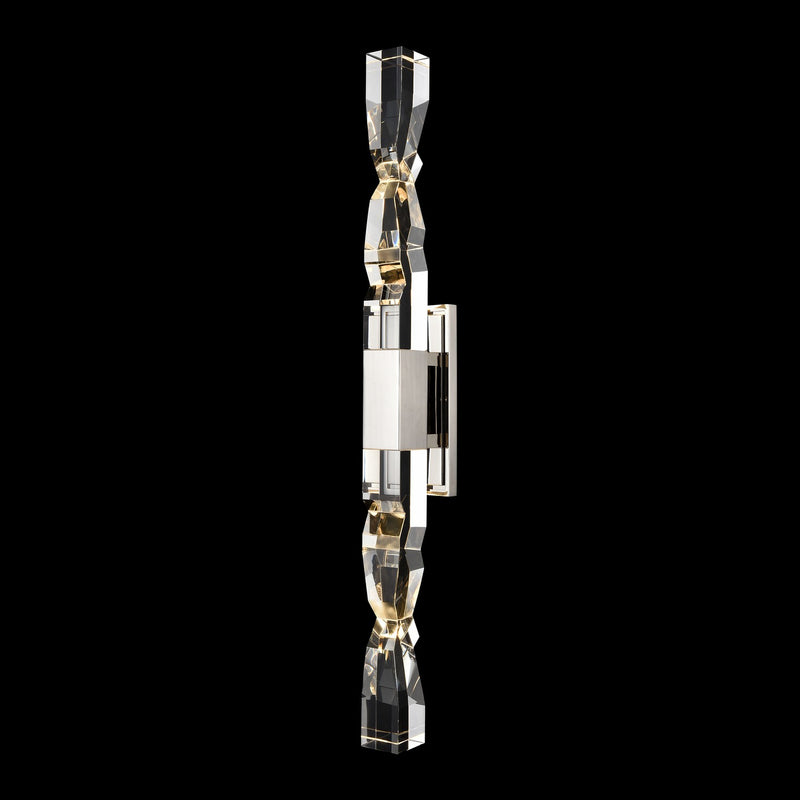 Zeev Lighting WS11319-LED-2-2x2-PN LED Wall Sconce, Polished Nickel