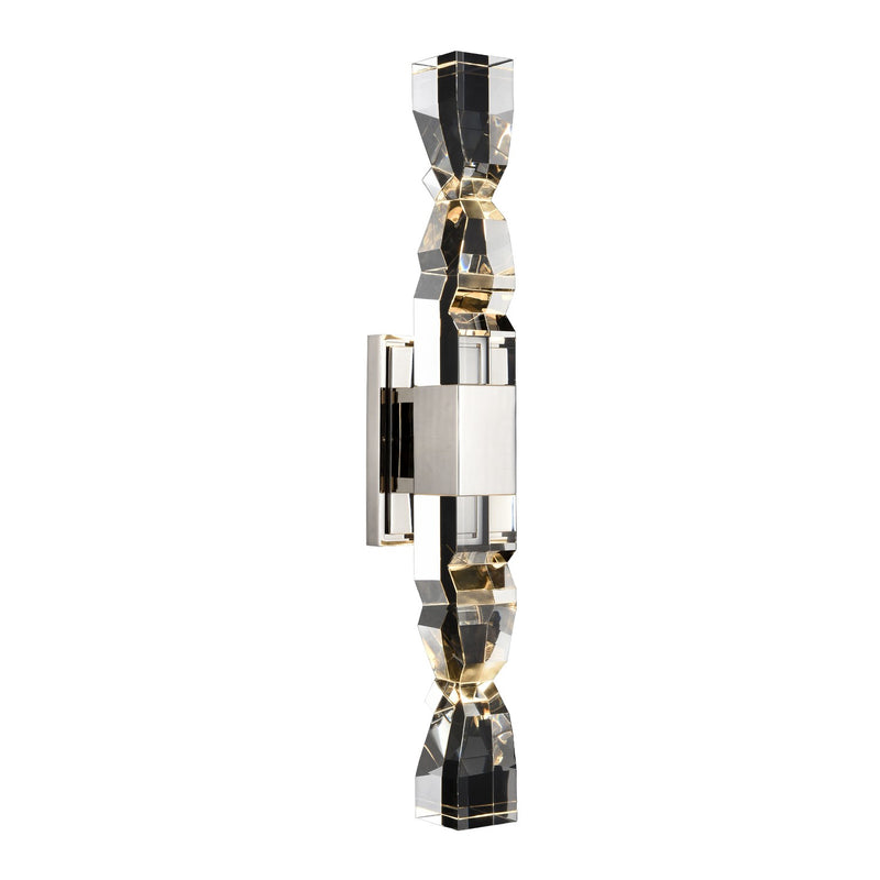 Zeev Lighting WS11323-LED-2-3x3-PN LED Wall Sconce, Polished Nickel