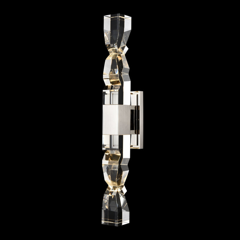 Zeev Lighting WS11323-LED-2-3x3-PN LED Wall Sconce, Polished Nickel