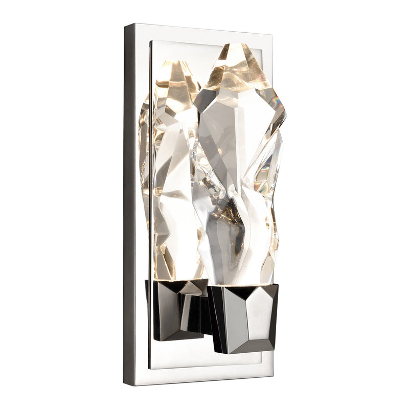 Zeev Lighting WS11407-LED-1-PN LED Wall Sconce, Polished Nickel