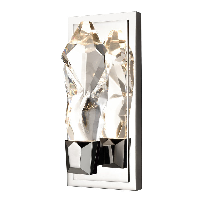 Zeev Lighting WS11407-LED-1-PN LED Wall Sconce, Polished Nickel