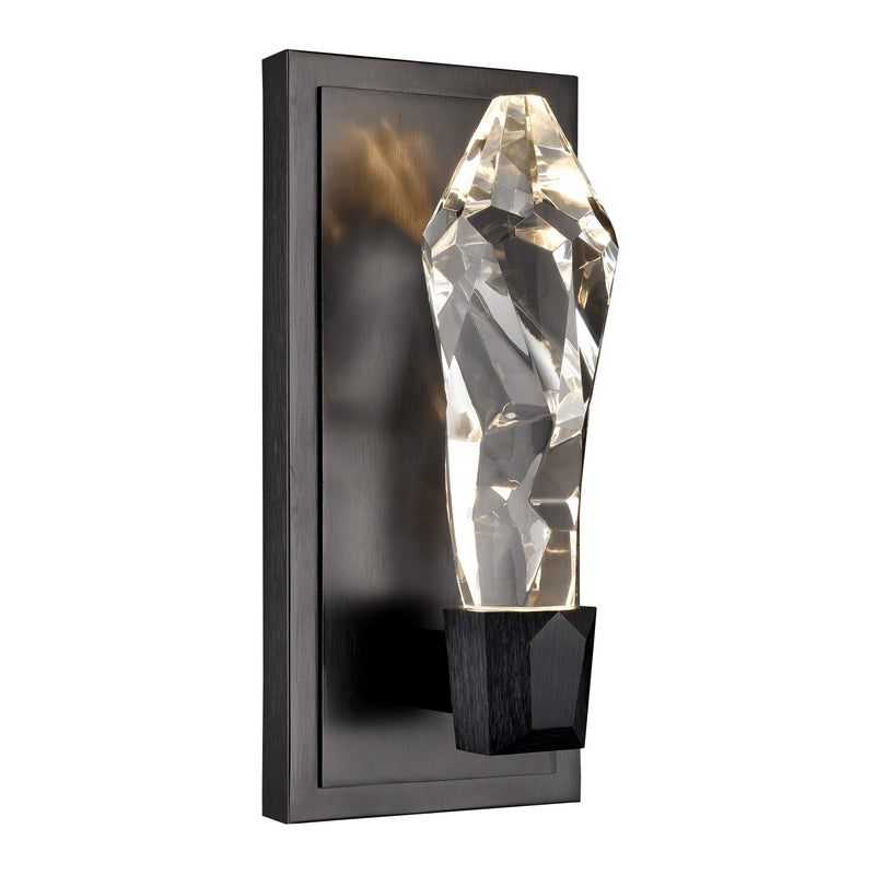 Zeev Lighting WS11408-LED-1-SBB LED Wall Sconce, Satin Brushed Black