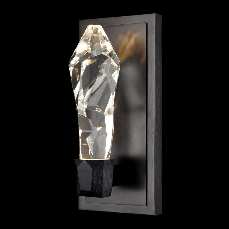 Zeev Lighting WS11408-LED-1-SBB LED Wall Sconce, Satin Brushed Black