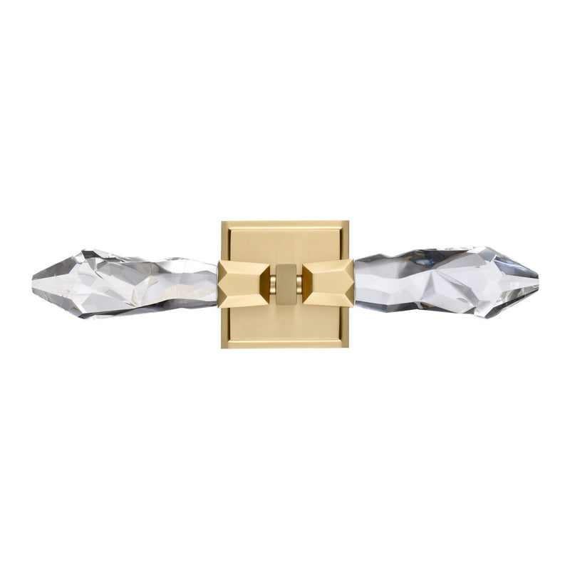 Zeev Lighting WS11409-LED-2-AGB LED Wall Sconce, Aged Brass