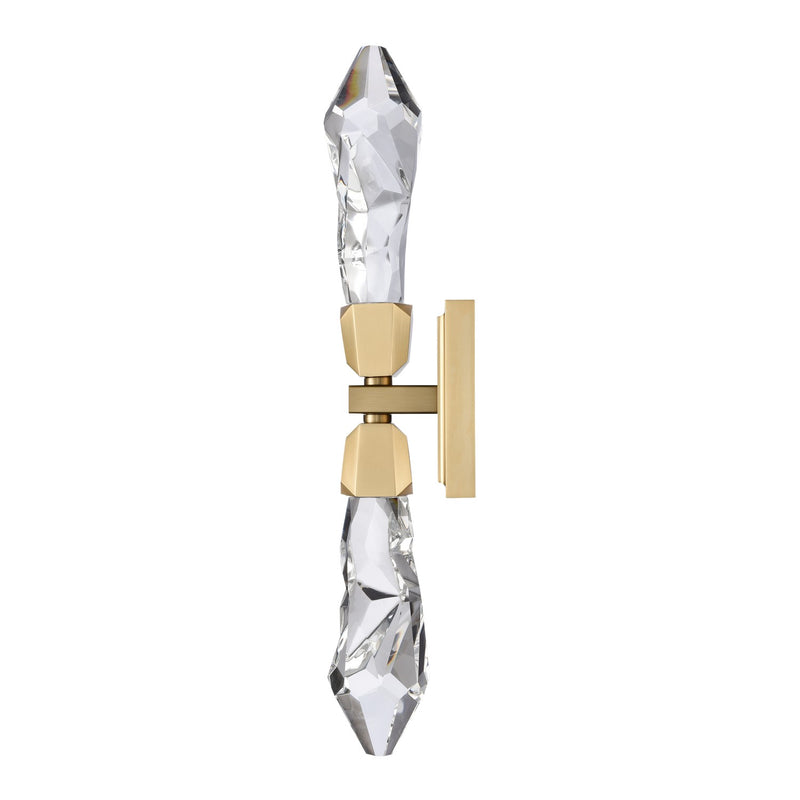 Zeev Lighting WS11409-LED-2-AGB LED Wall Sconce, Aged Brass