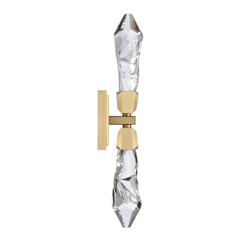 Zeev Lighting WS11409-LED-2-AGB LED Wall Sconce, Aged Brass