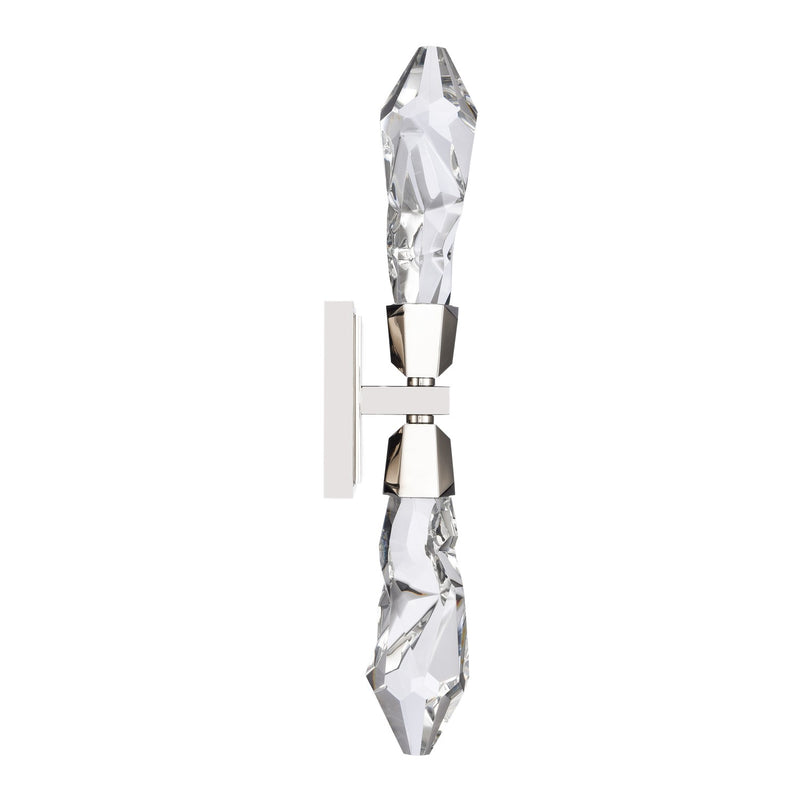Zeev Lighting WS11411-LED-2-PN LED Wall Sconce, Polished Nickel