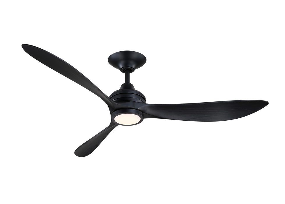 Fanimation FPD6725BL 60" Ceiling Fan, Black