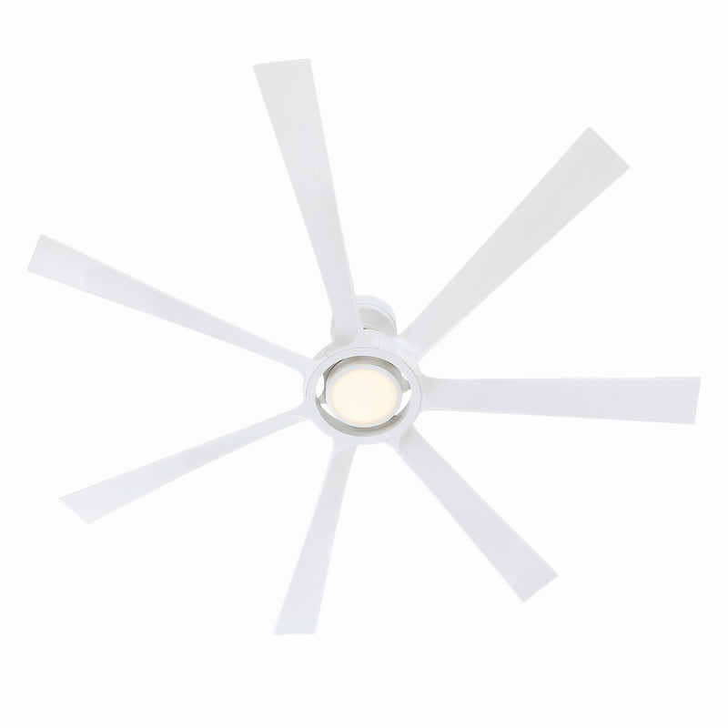 Fanimation FPD7060MW 60" Ceiling Fan, Matte White