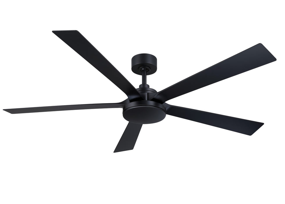 Fanimation FPD8564BL 64" Ceiling Fan, Black