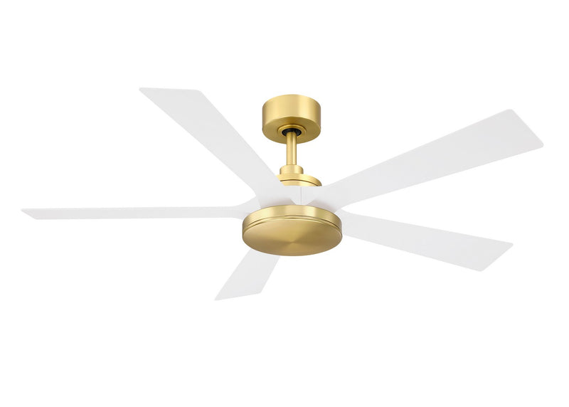 Fanimation FPD8570BS 52" Ceiling Fan, Brushed Satin Brass