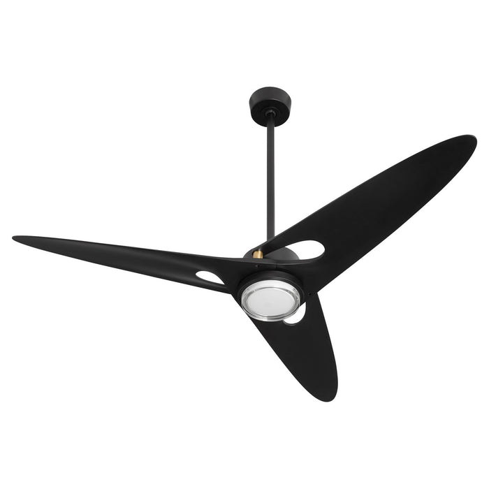 Oxygen 3-132-15 60" Ceiling Fan, Black