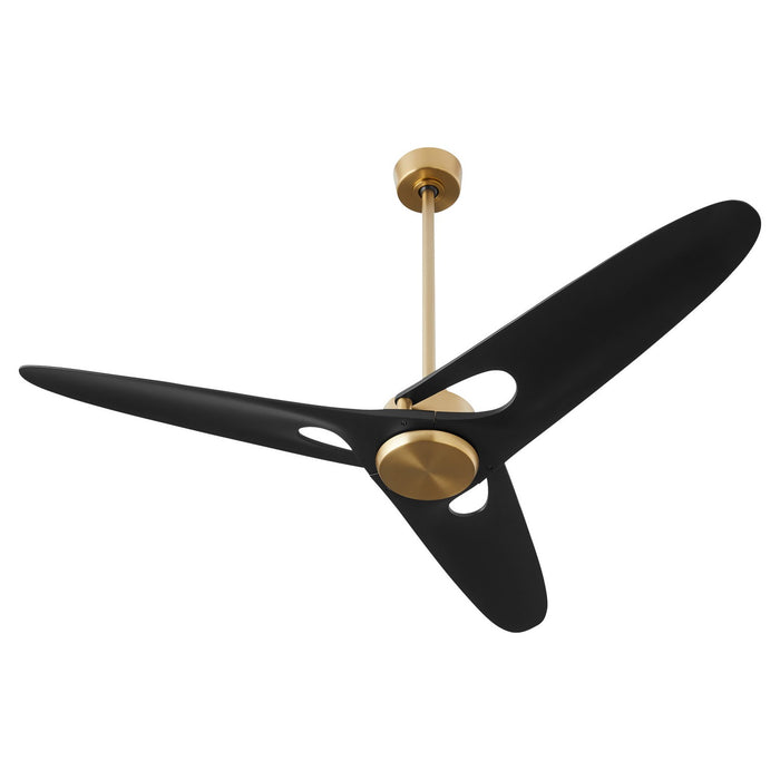 Oxygen 3-132-40 60" Ceiling Fan, Aged Brass