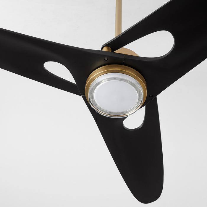Oxygen 3-132-40 60" Ceiling Fan, Aged Brass