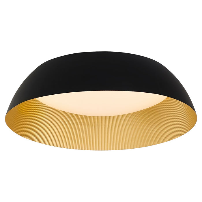 Oxygen 3-216-1550 LED Ceiling Mount, Black / Industrial Brass
