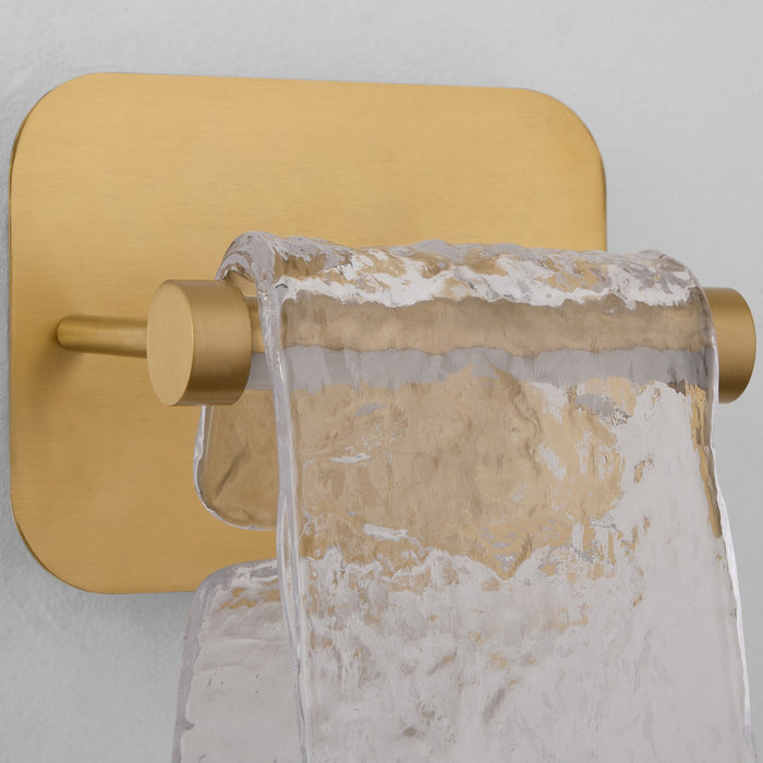 Oxygen 3-502-40 LED Wall Sconce, Aged Brass