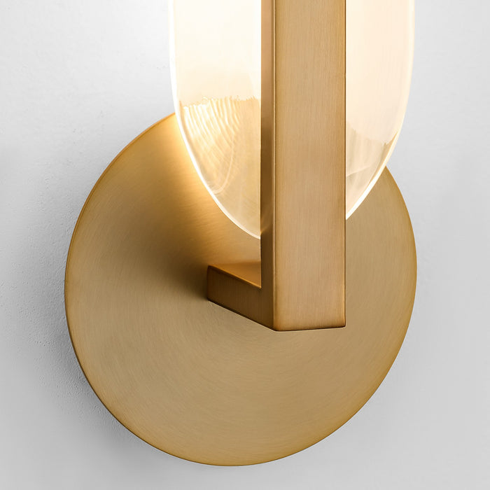 Oxygen 3-5145-56 LED Wall Sconce, Brushed Brass