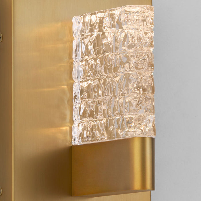 Oxygen 3-550-56 LED Wall Sconce, Brushed Brass