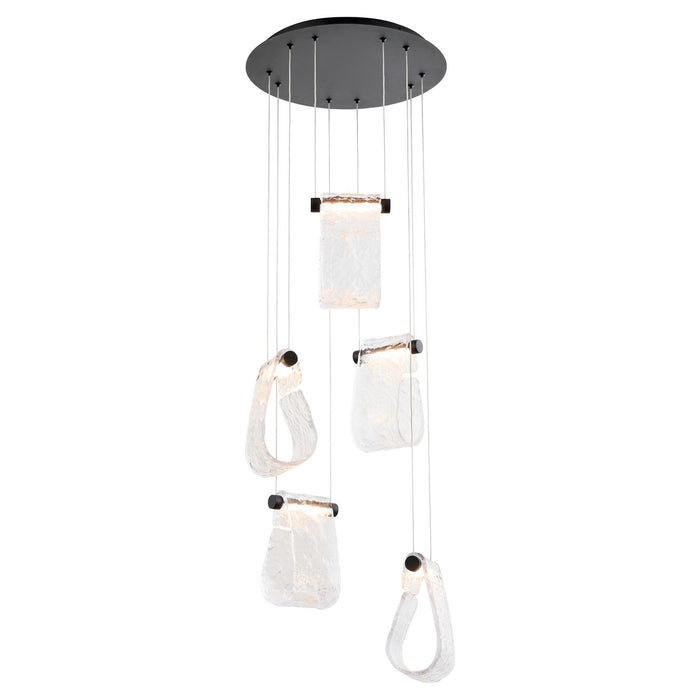 Oxygen 3-6102-15 LED Pendant, Black