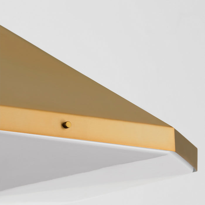 Oxygen 3-643-56 LED Pendant, Brushed Brass
