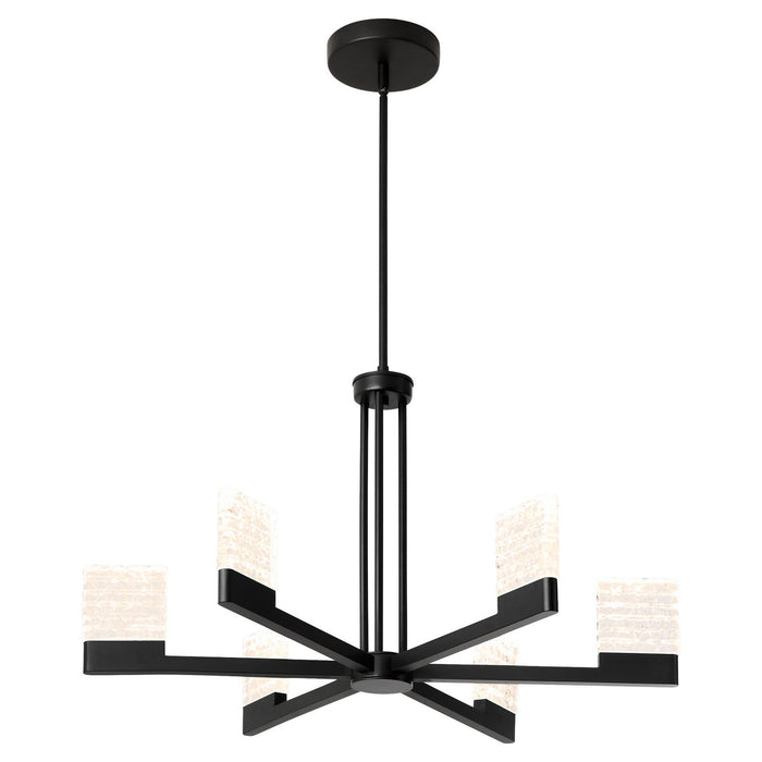 Oxygen 3-650-15 LED Chandelier, Black