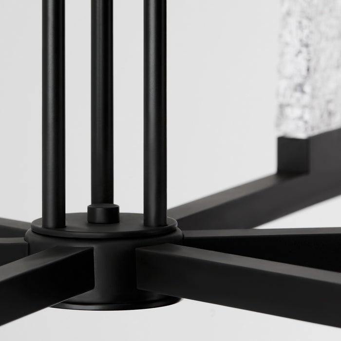 Oxygen 3-650-15 LED Chandelier, Black