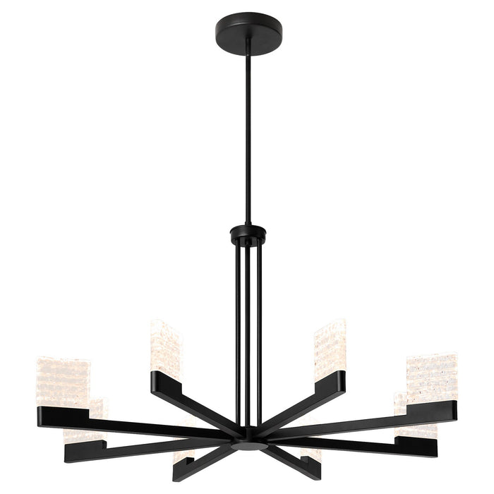 Oxygen 3-651-15 LED Chandelier, Black