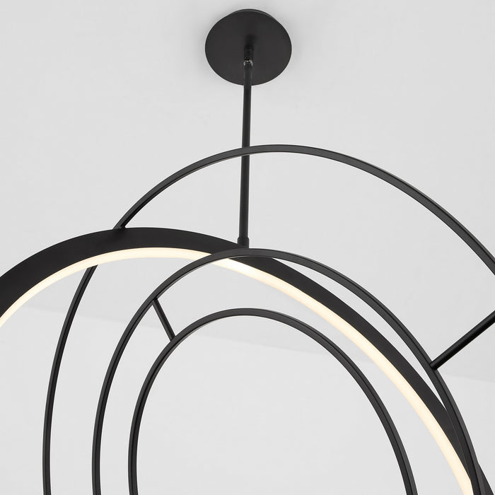 Oxygen 3-658-15 LED Pendant, Black
