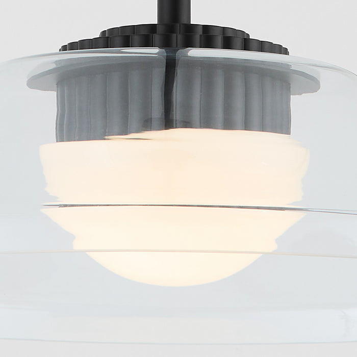 Oxygen 3-659-15 LED Pendant, Black