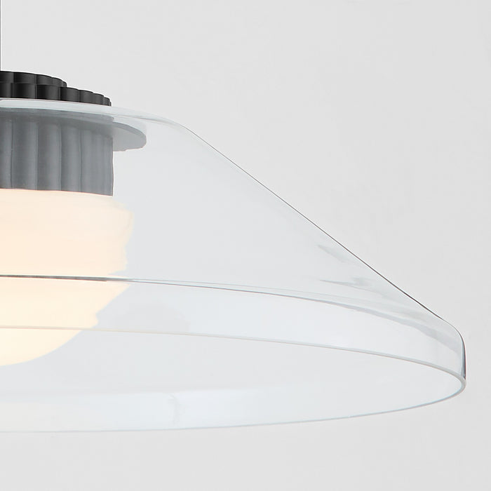 Oxygen 3-659-15 LED Pendant, Black