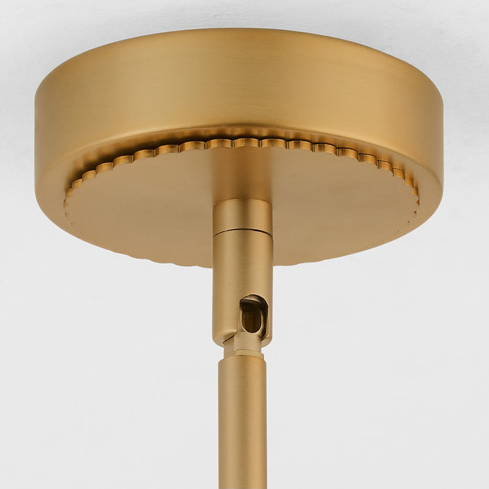 Oxygen 3-659-56 LED Pendant, Brushed Brass