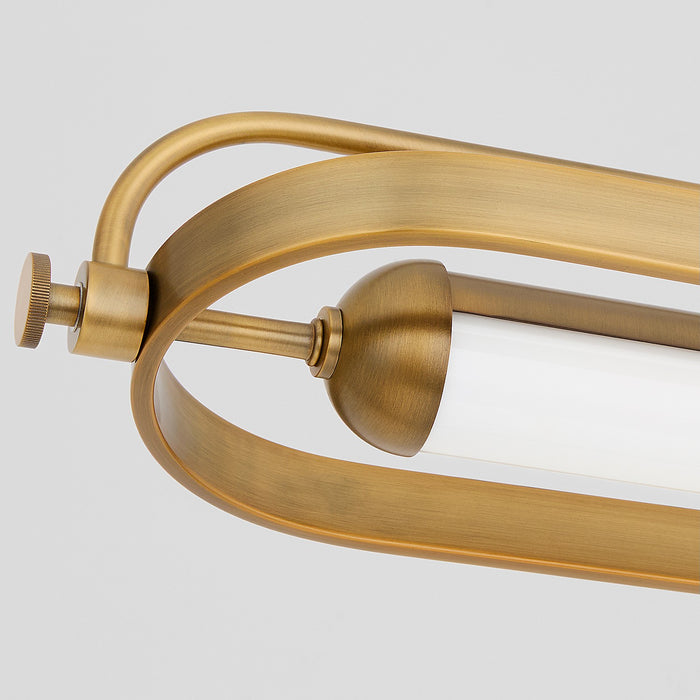 Oxygen 3-812-56 LED Chandelier, Brushed Brass