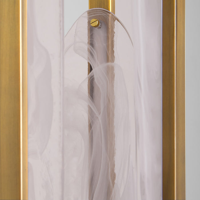 Oxygen 3-8145-56 LED Pendant, Brushed Brass