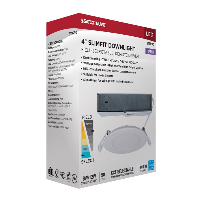 Satco S11690 LED Downlight, White